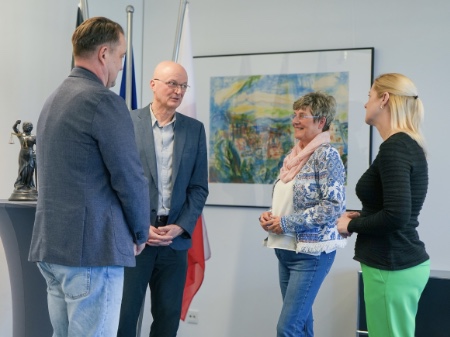 Arbeitstreffen mit der Justizministerin Beate Meißner